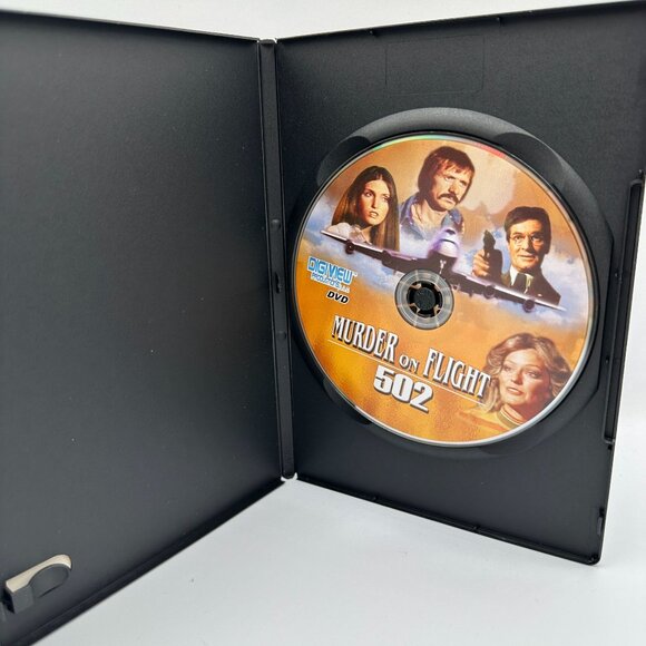Murder On Flight 502 DVD 2004 Farrah Fawcett Sonny Bono Classic Mystery Movie - Picture 3 of 3